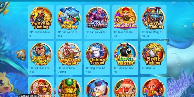 Game bắn cá tại cổng game quốc tế SHBET đầy thú vị